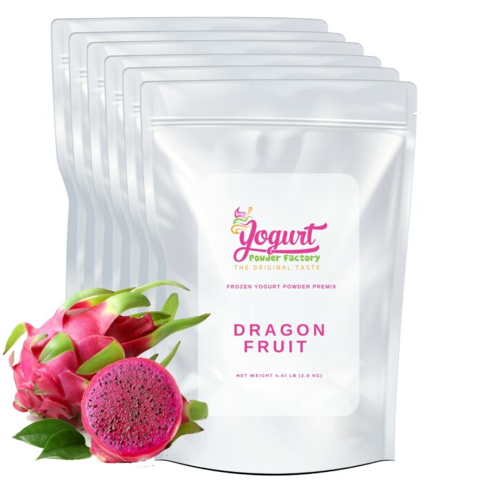 Dragon Fruit Frozen Yogurt Pre Mix One Box (12kg/26.45lb)