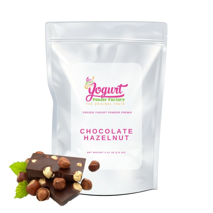 Chocolate Hazelnut Frozen Yogurt Pre Mix One Bag (2kg/4.4lb)