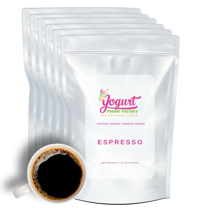 Espresso Frozen Yogurt Pre Mix One Box (12kg/26.45lb)