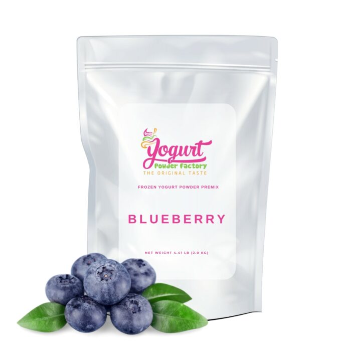 Blueberry Frozen Yogurt Powder Pre Mix One Bag (2kg/4.4lb)