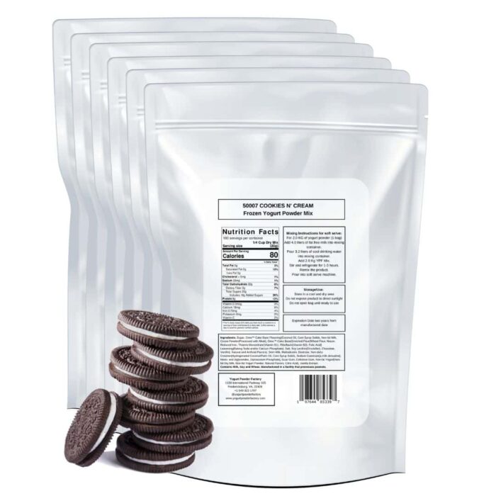 Cookies n' Cream Frozen Yogurt Pre Mix One Box (12kg/26.45lb) - Image 3