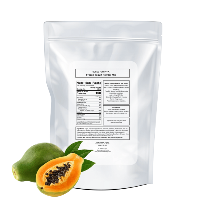 back of papaya bag