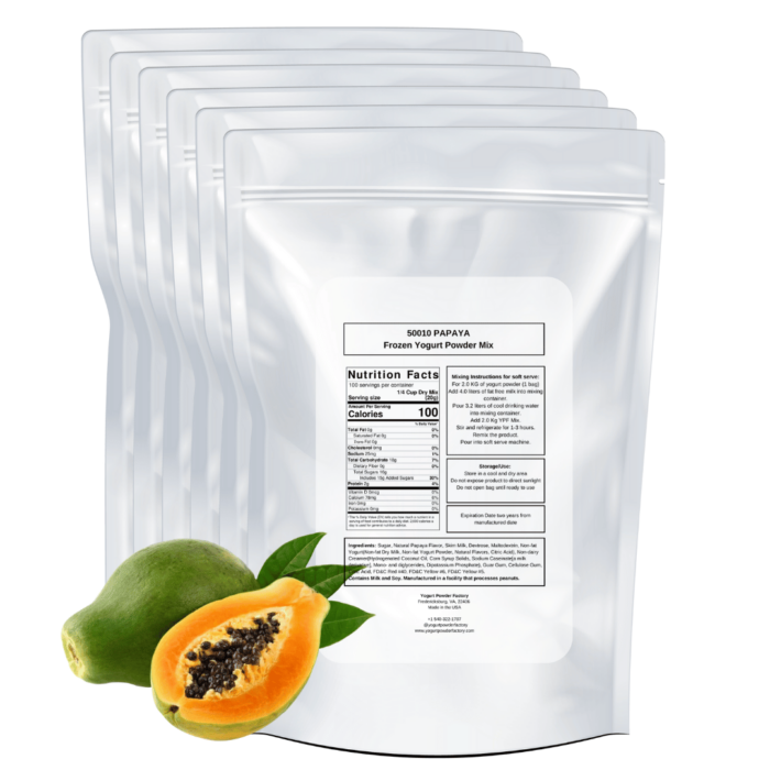 back of papaya box