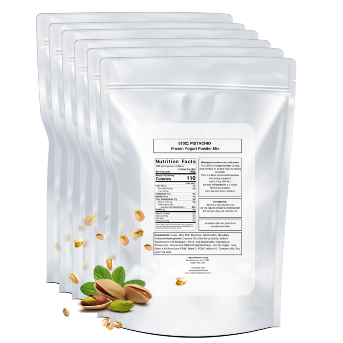 Pistachio Frozen Yogurt Pre Mix One Box (12kg/26.45lb) - Image 3
