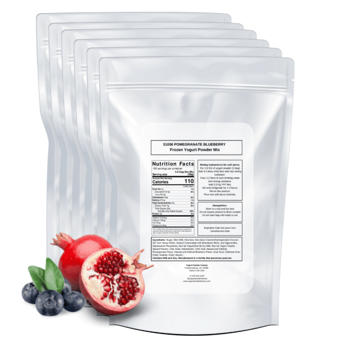 back of pomegranate blueberry label