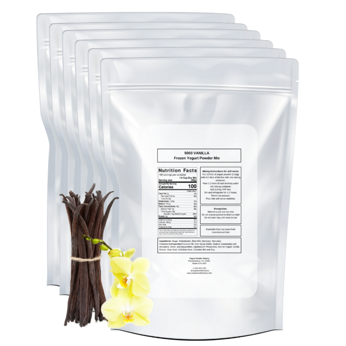 Vanilla Frozen Yogurt Pre Mix One Box (12kg/26.45Lbs) - Image 3