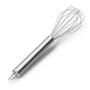 a metal whisk