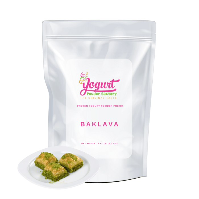 front of baklava bag