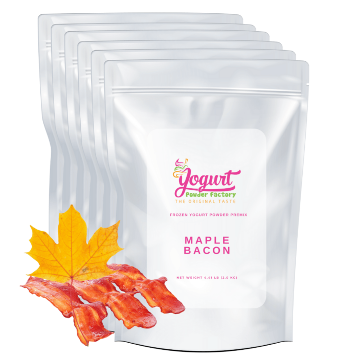 front of maple bacon bag